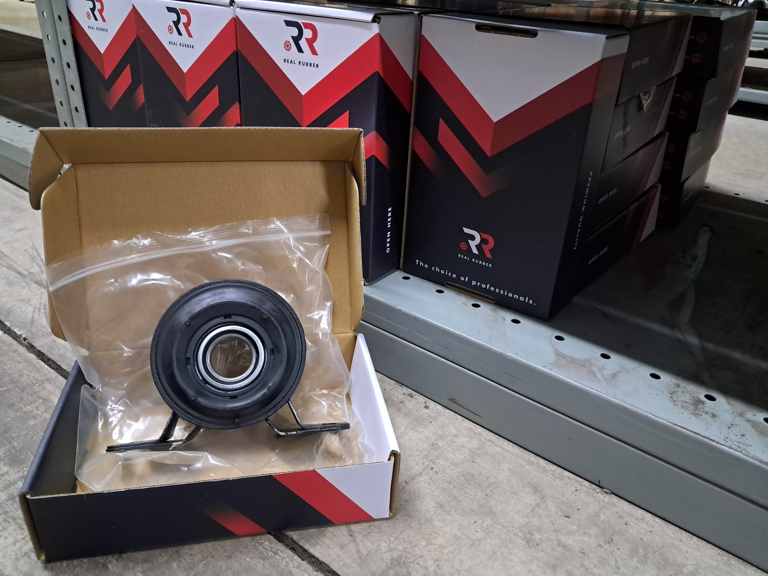 Sole UK Distributor of Real Rubber Centre Bearings